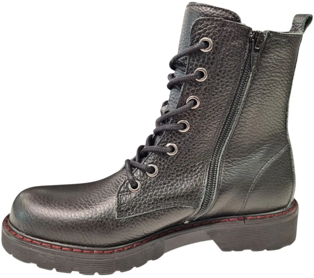 AQA Shoes A8805 Enkellaarzen - Zwart - afbeelding 4 van 6