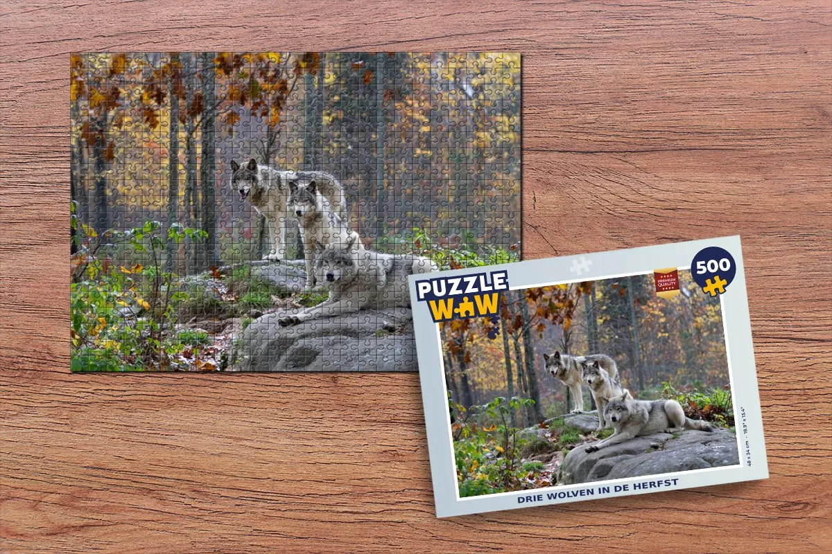 PuzzleWow Rots - Bos Legpuzzel 500 Stuks - Multicolor