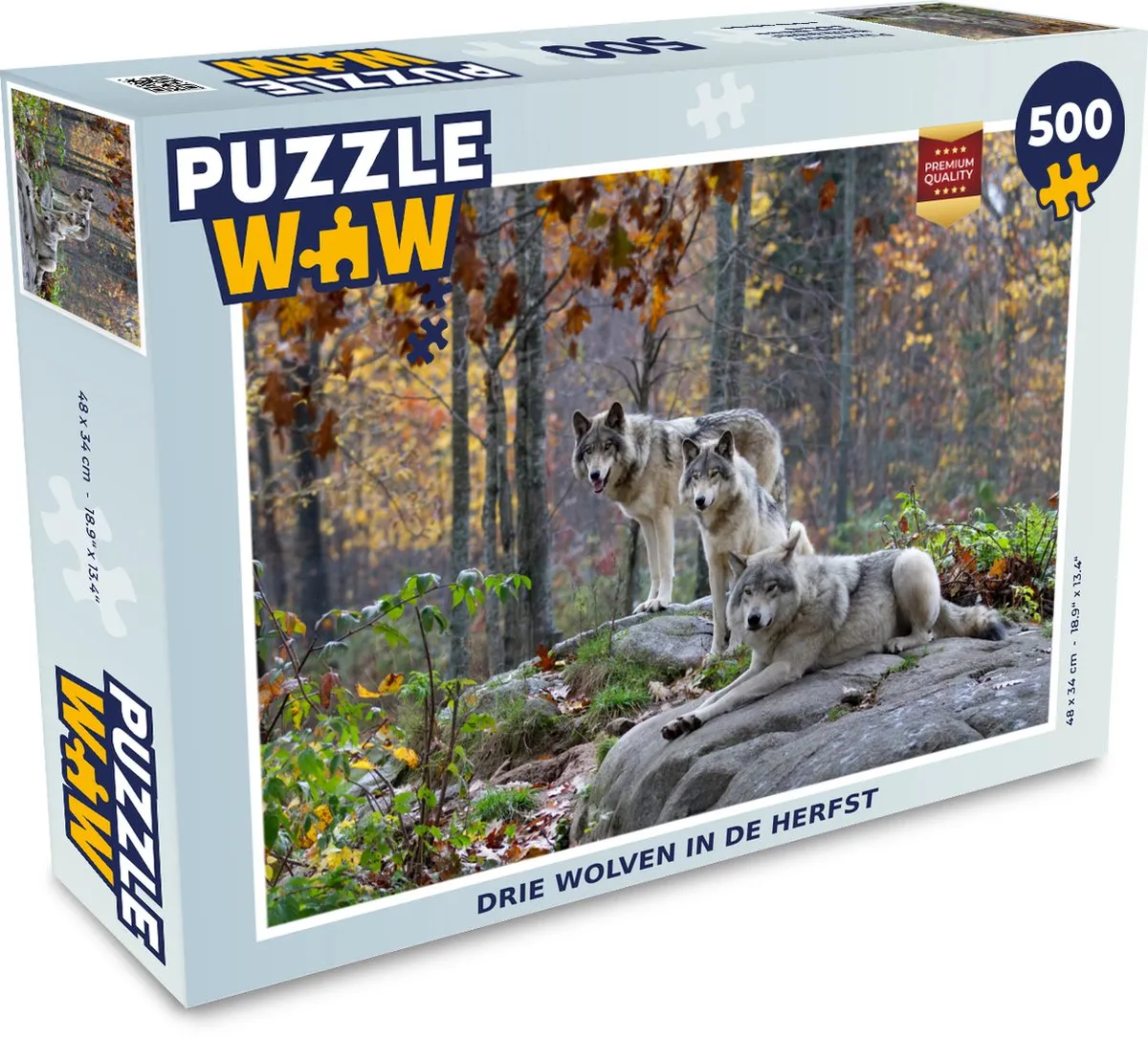 PuzzleWow Rots - Bos Legpuzzel 500 Stuks - Multicolor