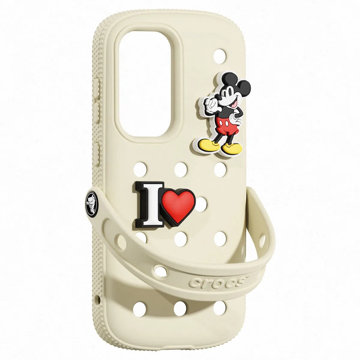 Samsung Galaxy S25 Hoesje - Crocs Case - Wit