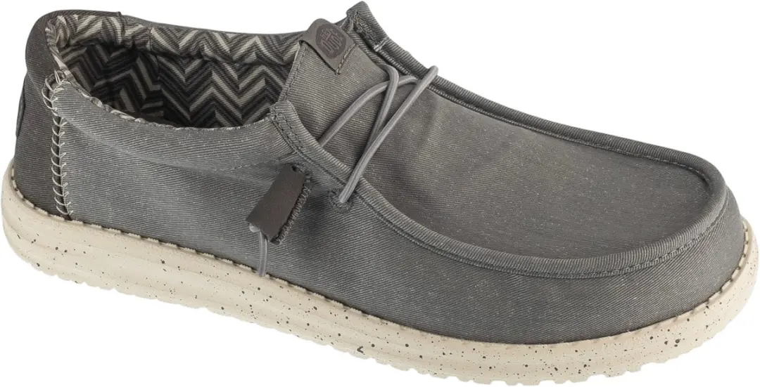 Hey Dude Wally Stretch Canvas, Mannen, Grijs, Sneakers, maat: 41