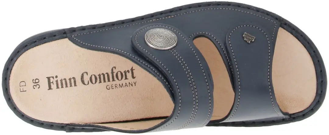 Finn Comfort Sansibar Slippers Blauw - afbeelding 6 van 6