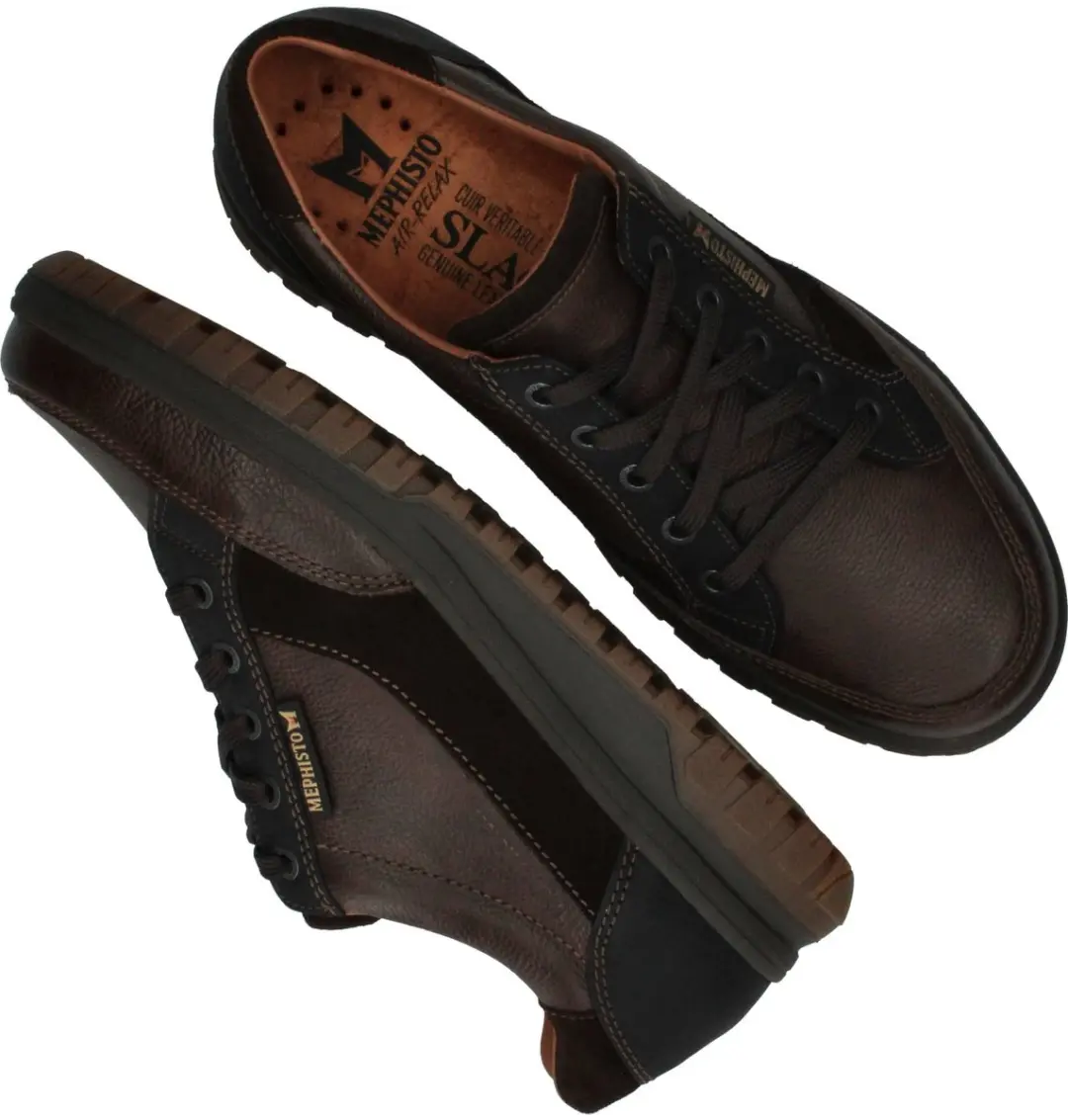 Mephisto Paco Nevada Veterschoenen - Bruin - afbeelding 3 van 6