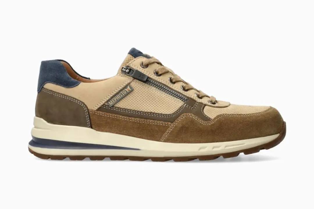 Mephisto Bradley Velsport sneakers Taupe - afbeelding 2 van 5