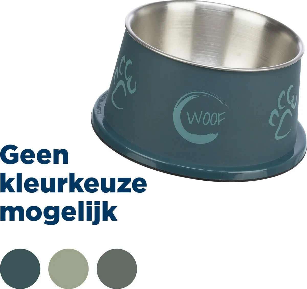 Trixie Langoor Voerbak RVS/Kunststof