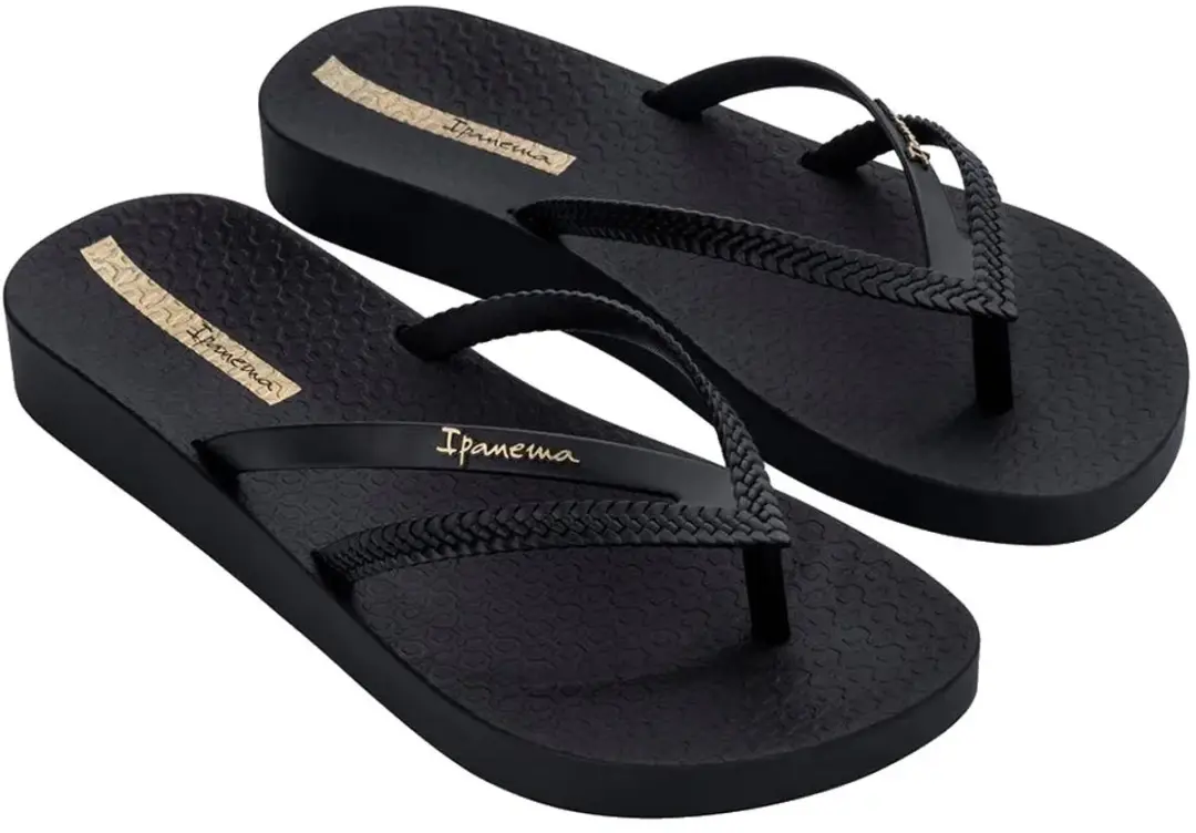 Ipanema Anatomic Bossa Soft Teenslipper Zwart - afbeelding 2 van 6