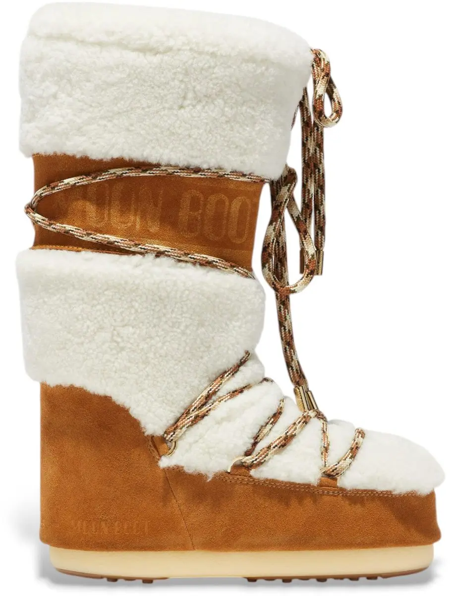MOON BOOT Icon High Shearling Boots Dames