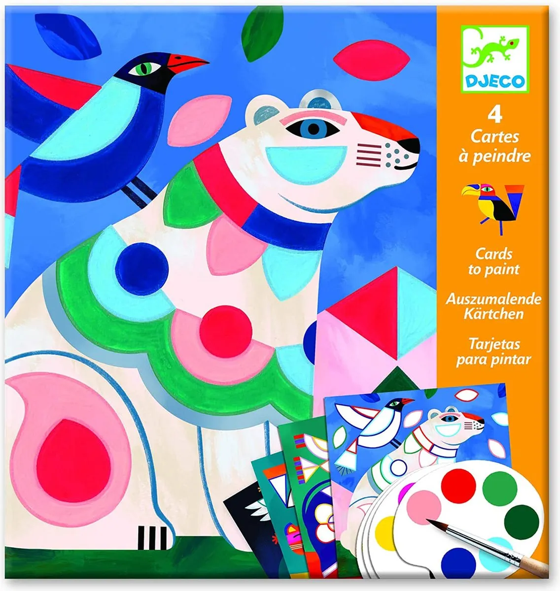 Djeco Fanciful Bestiary Kleurplaten