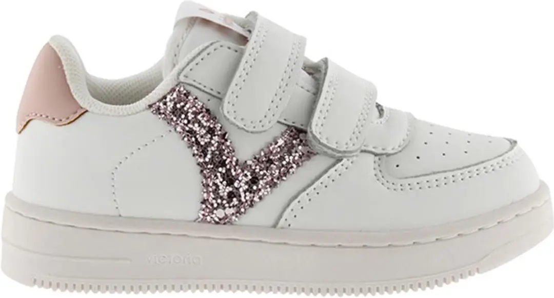 Victoria Meisjes Sneaker Wit/nude | Maat: 24
