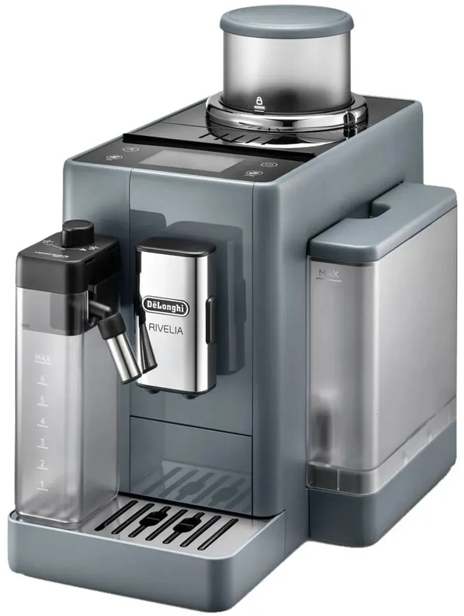 De'Longhi Rivelia EXAM440.55.G - Volautomatische espressomachine - Pebble Grey - Koffiemachine met bonen