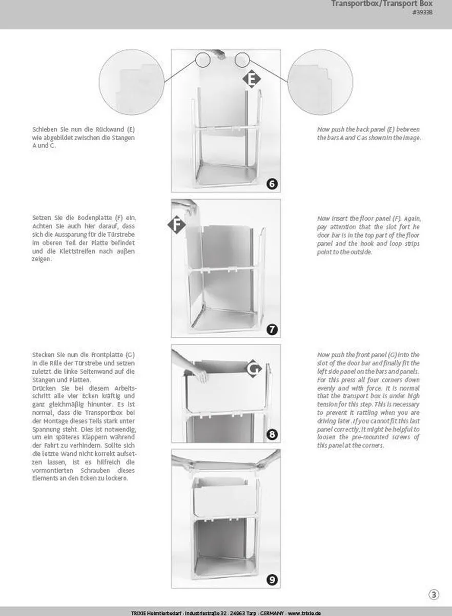 Trixie Aluminium Vervoersbox 92x78x64cm - Grijs