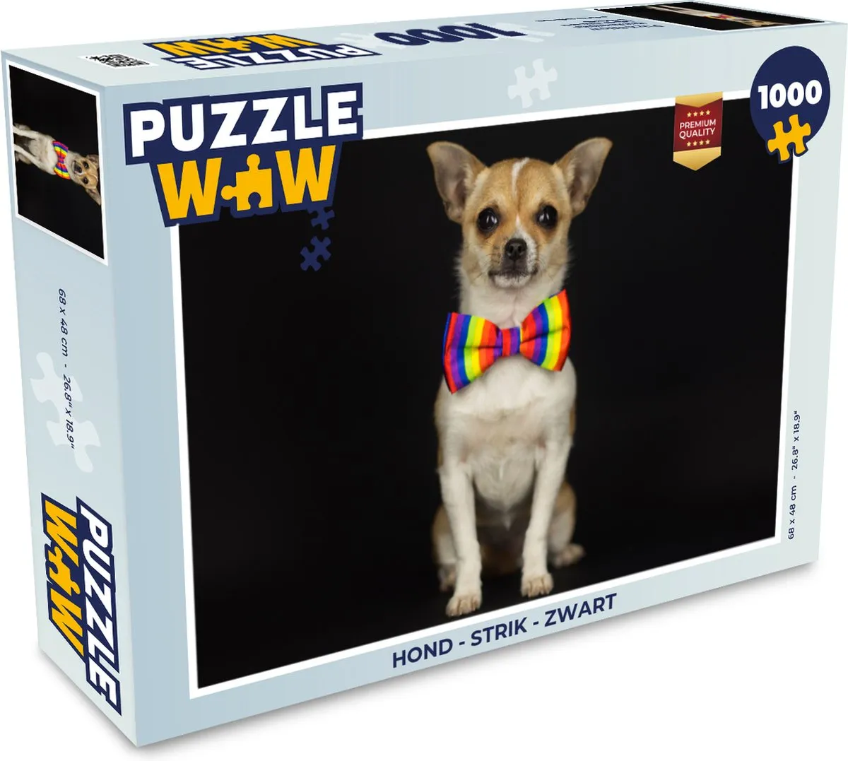 PuzzleWow Hond Strik Legpuzzel 1000 Stuks