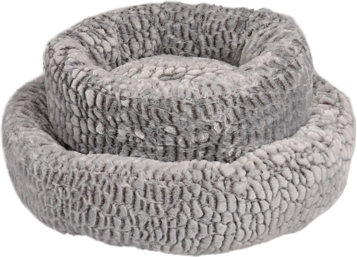 Flamingo Mand Snoozzy Rond - 70x18cm Grijs