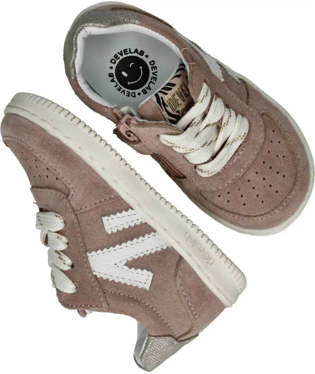 Develab 44430 Lage Veterschoenen Wit/beige - afbeelding 4 van 6