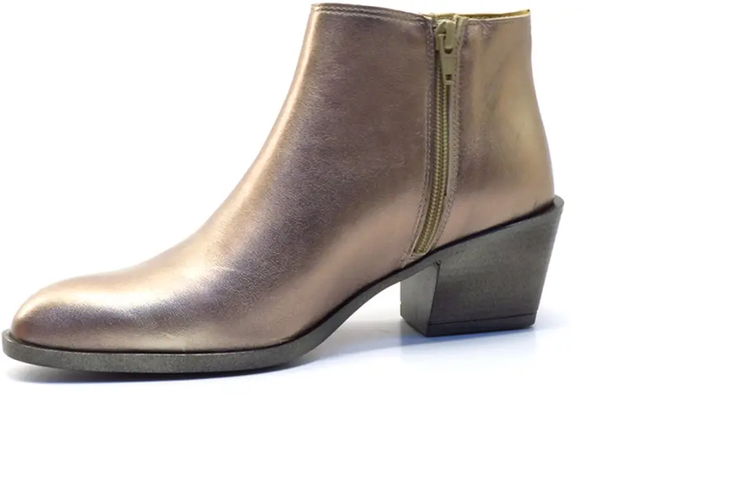 AQA Shoes A8919 Enkellaarzen - Brons - afbeelding 2 van 6