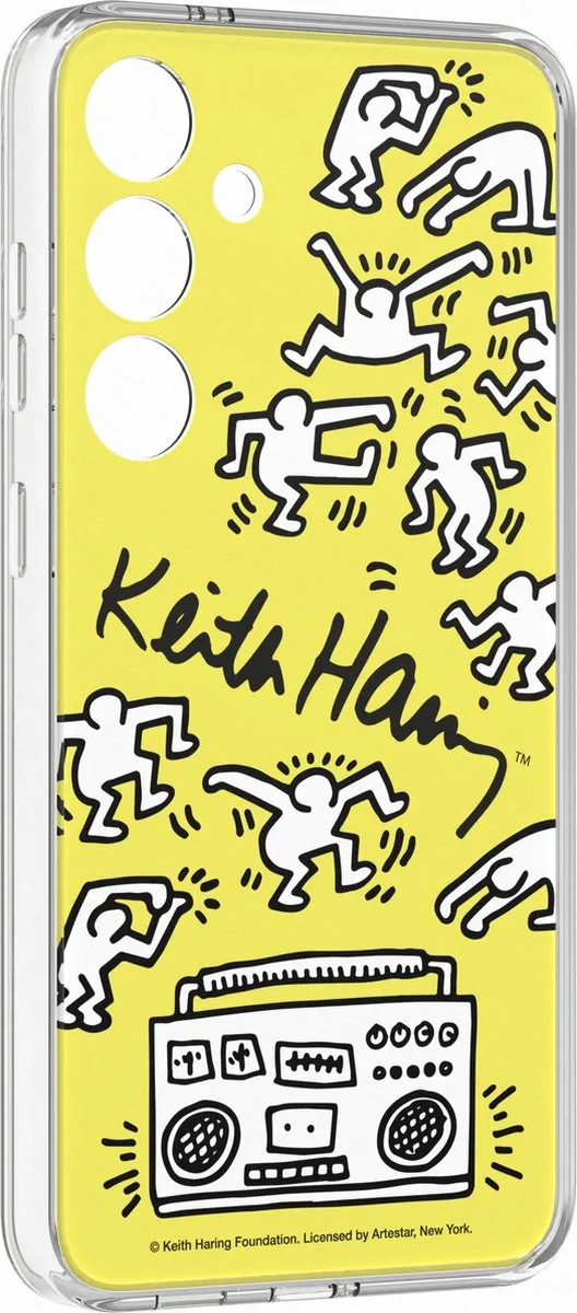 Samsung Keith Haring Dance Plate Galaxy S24 - Geel