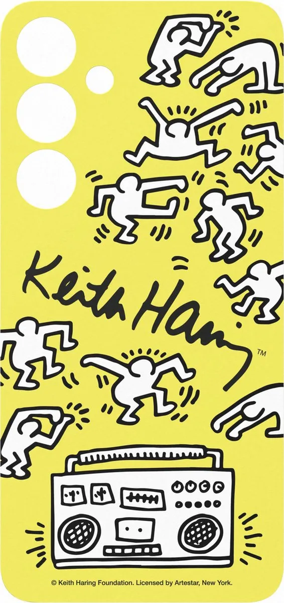 Samsung Keith Haring Dance Plate Galaxy S24 - Geel