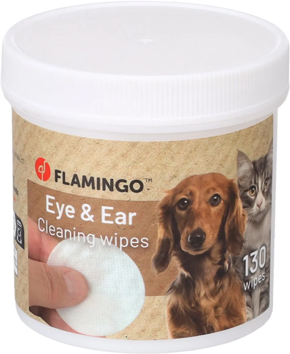 Flamingo Oog- en Oorreinigingspads Honden & Katten