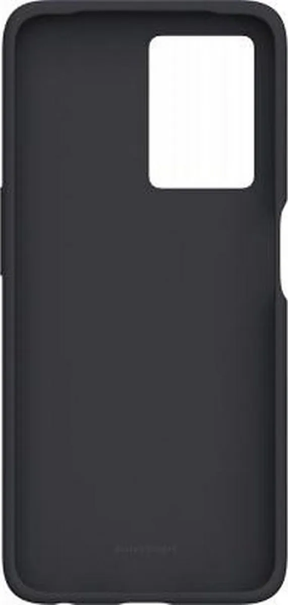 OPPO A77 Harde Siliconen Hoesje - Zwart