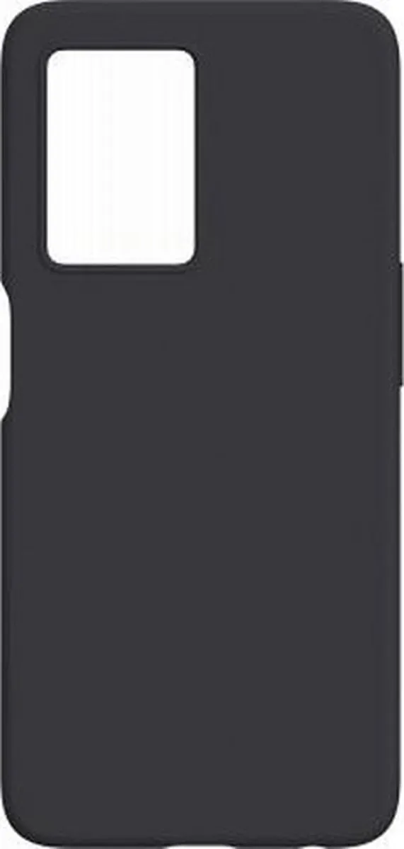 OPPO A77 Harde Siliconen Hoesje - Zwart