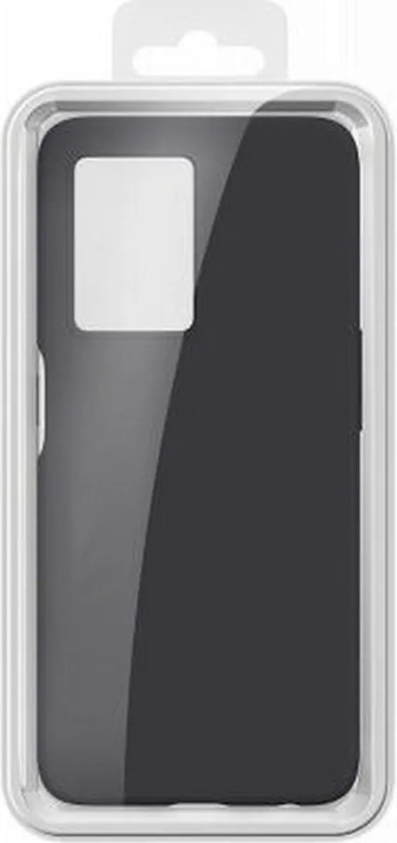 OPPO A77 Harde Siliconen Hoesje - Zwart