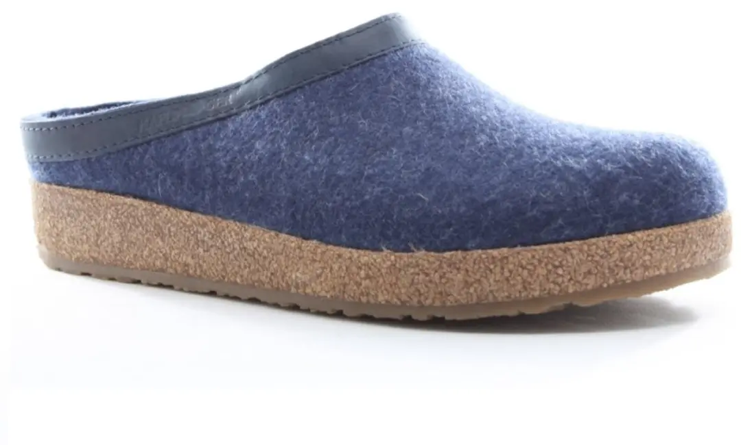 Haflinger Grizzly Torben - Pantoffels Dames - Pantoffels Heren  - Jeans - Maat 41 - afbeelding 2 van 6