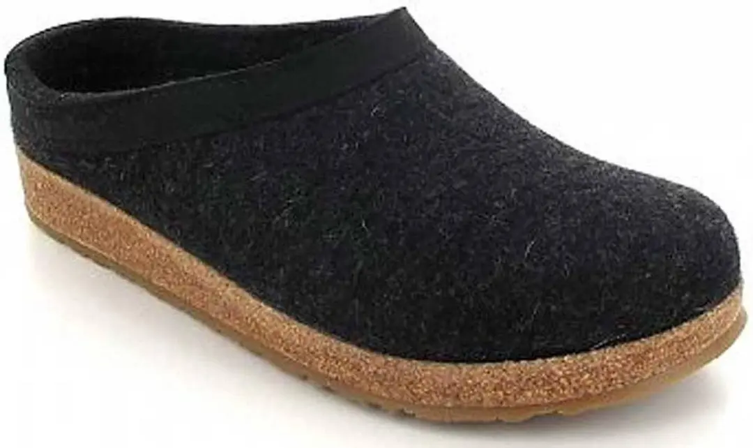Haflinger Grizzly Torben Pantoffels Graphit 39 - afbeelding 6 van 6