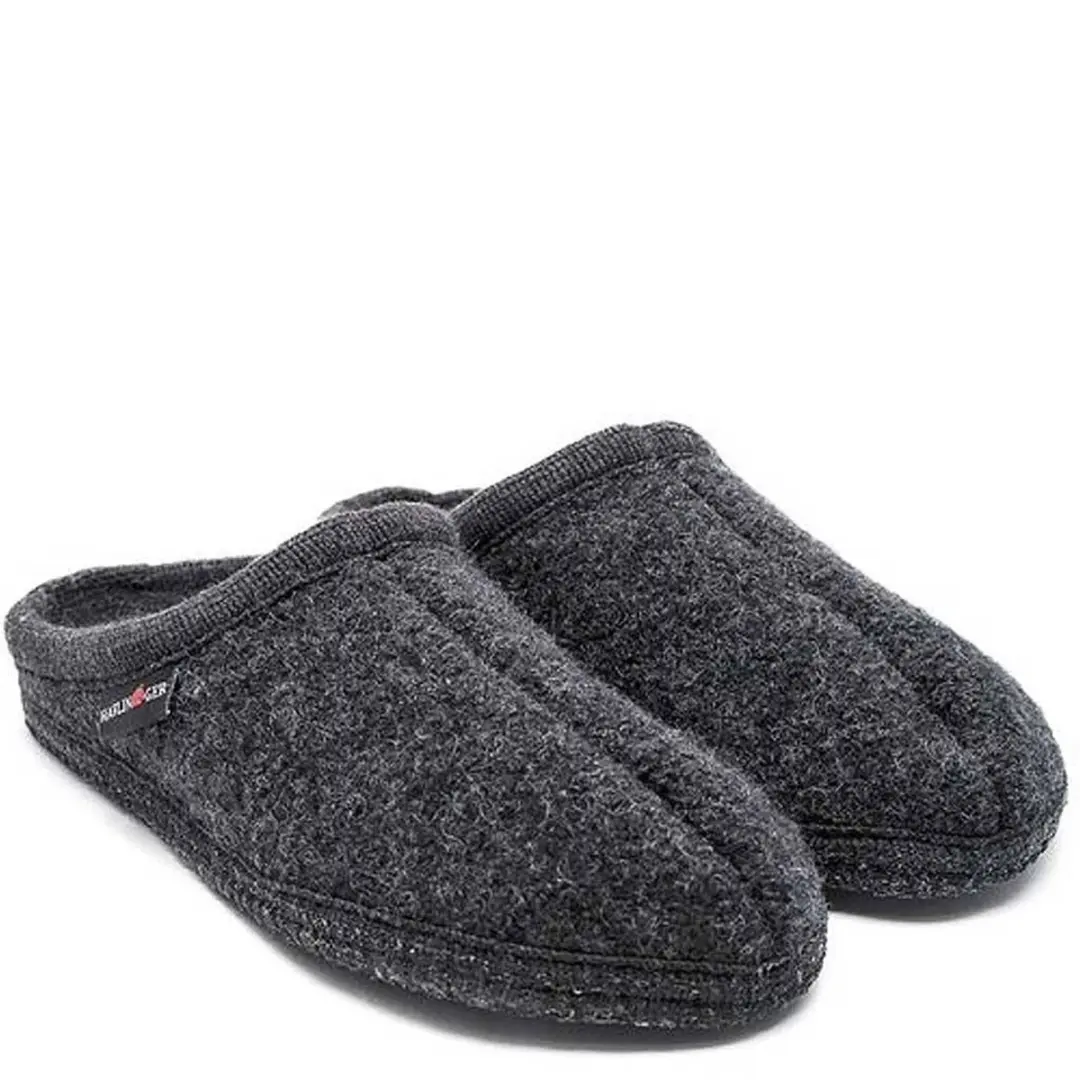 Haflinger Alaska Graphit Pantoffels Uniseks - maat 45 - afbeelding 3 van 5