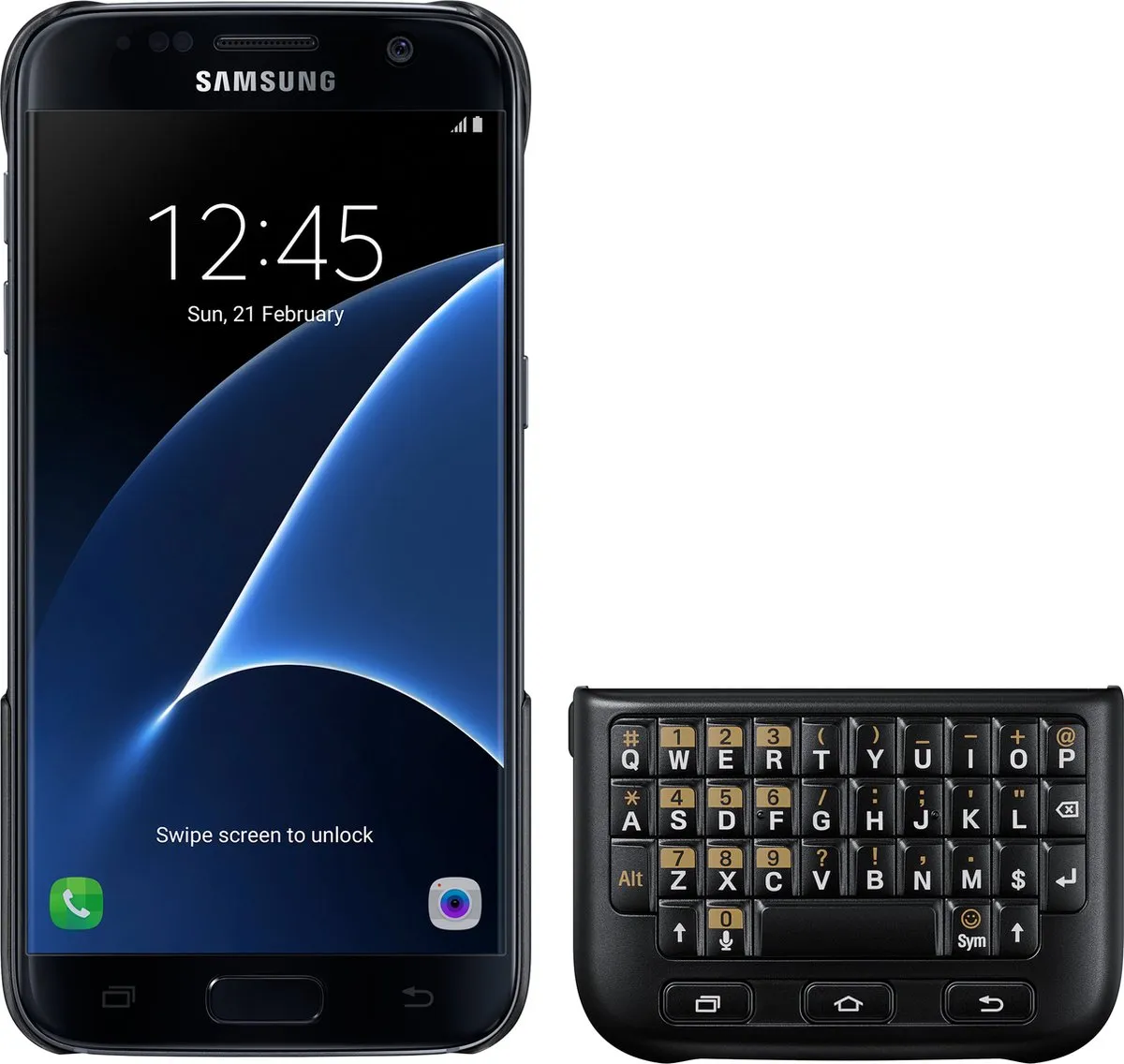 Samsung Keyboard Cover G930F23565302 - Goud