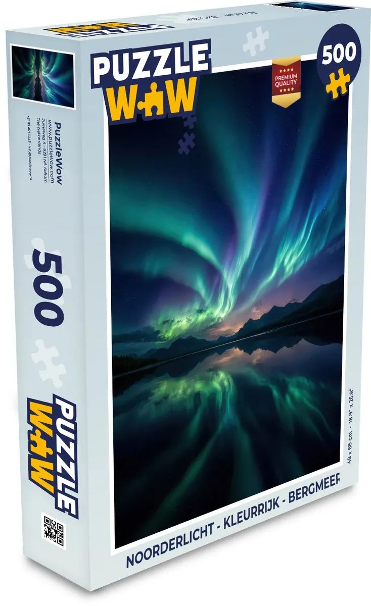 PuzzleWow Noorderlicht Legpuzzel 500 Stuks