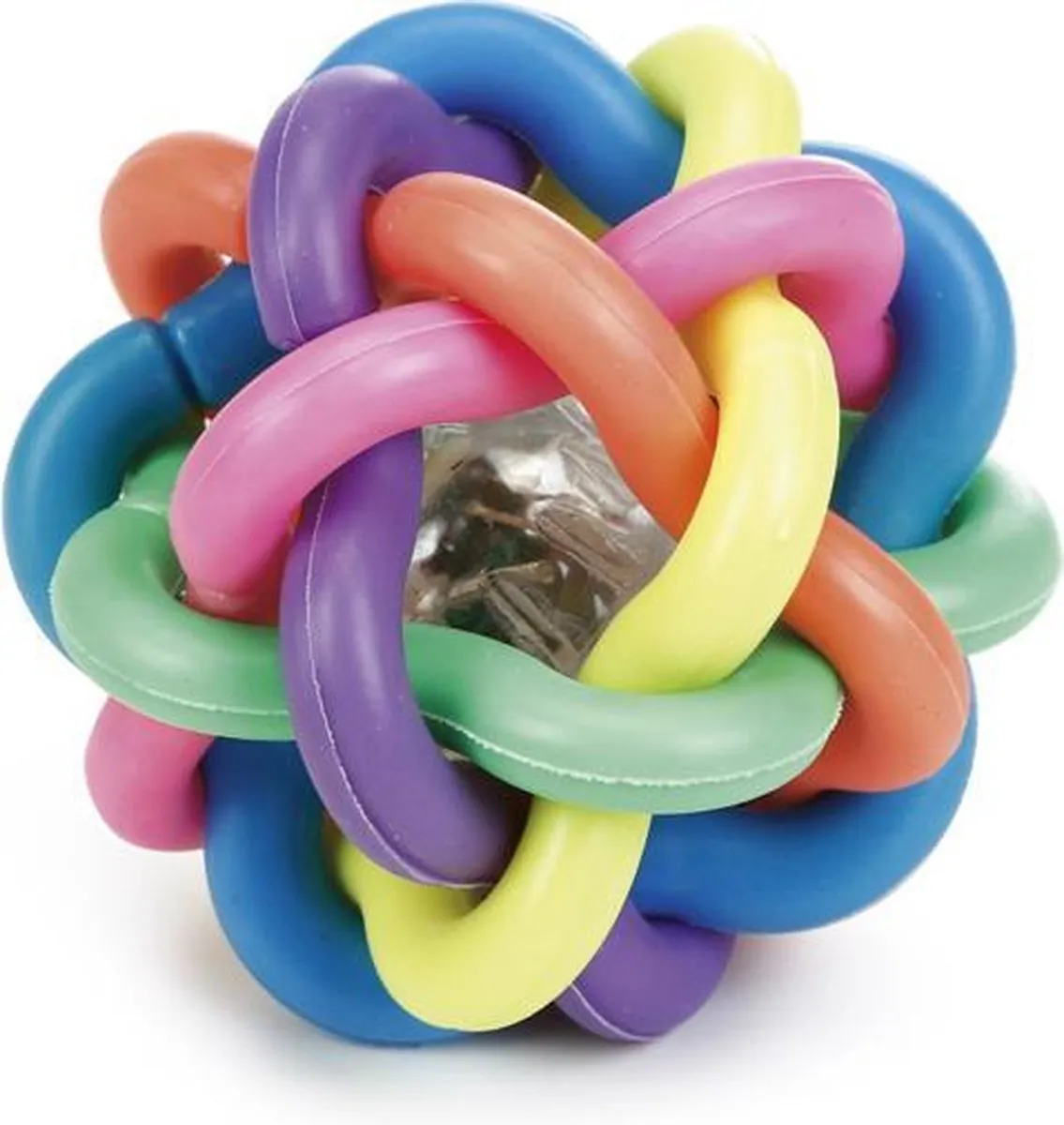 Beeztees Lichtbal+Knipperlicht Katten Speelgoed 6cm