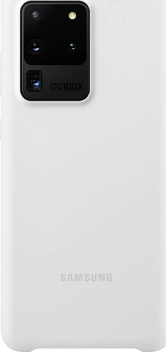 Samsung Silicone Cover Galaxy S20 Ultra - Wit - afbeelding 6 van 6