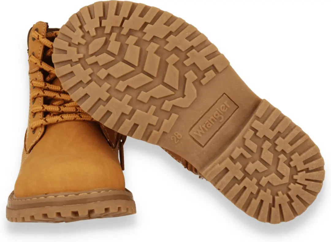 Wrangler Jongens Bottine Cassidy High Jr Chipmunk | Okergeel | Maat: 29
