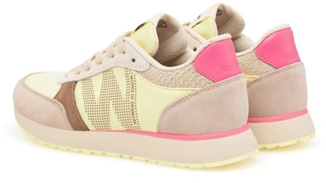 Woden Ronja Sneakers Tricolor - Geel - afbeelding 6 van 6