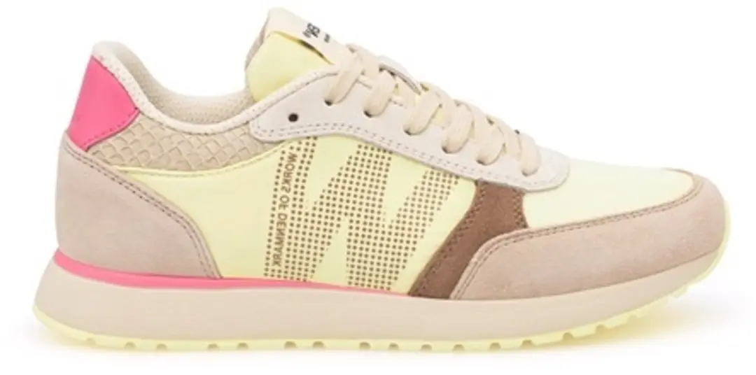 Woden Ronja Sneakers Tricolor - Geel - afbeelding 5 van 6