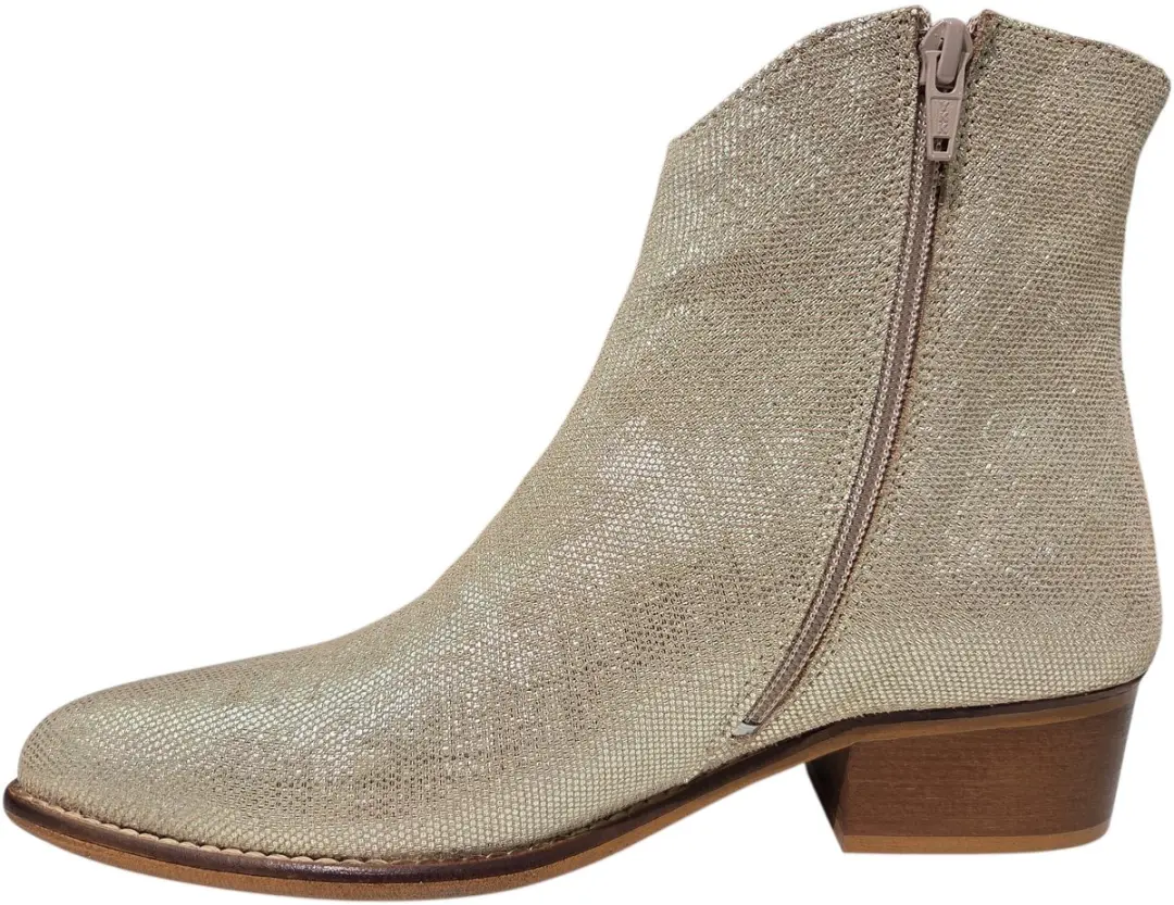 Roberto D'Angelo Plata Ninfea Enkellaarzen Beige/Goud - afbeelding 4 van 4