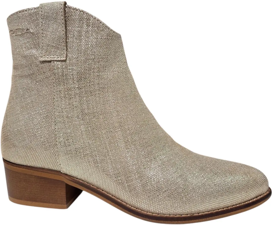 Roberto D'Angelo Plata Ninfea Enkellaarzen Beige/Goud