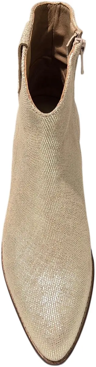 Roberto D'Angelo Plata Ninfea Enkellaarzen Beige/Goud - afbeelding 2 van 4