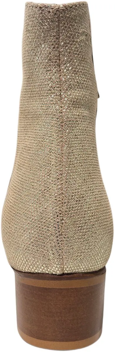 Roberto D'Angelo Plata Ninfea Enkellaarzen Beige/Goud - afbeelding 3 van 4