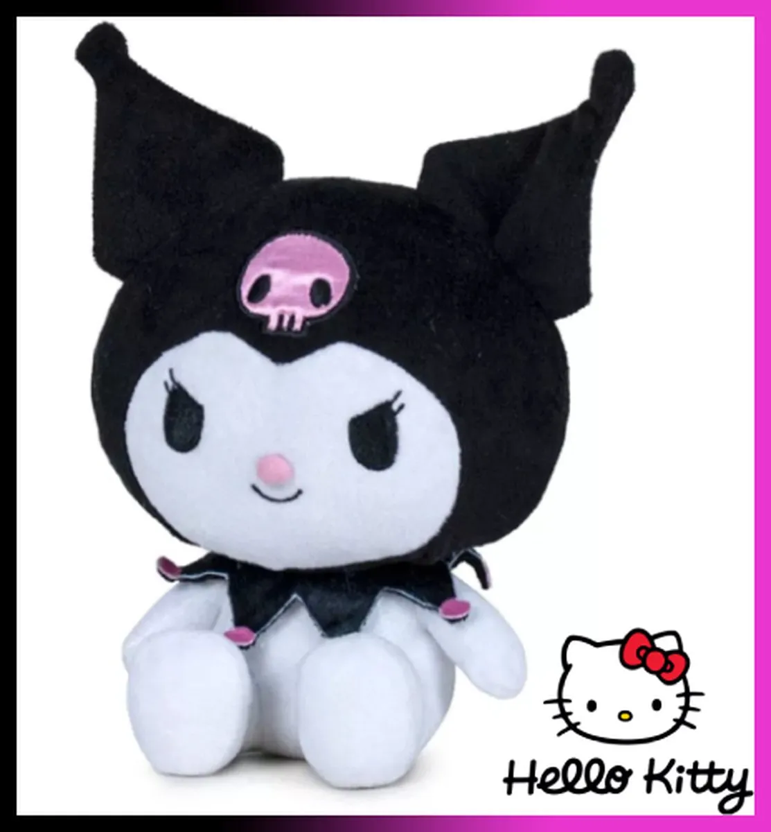 Hello Kitty Kuromi Pluche Knuffel 36cm