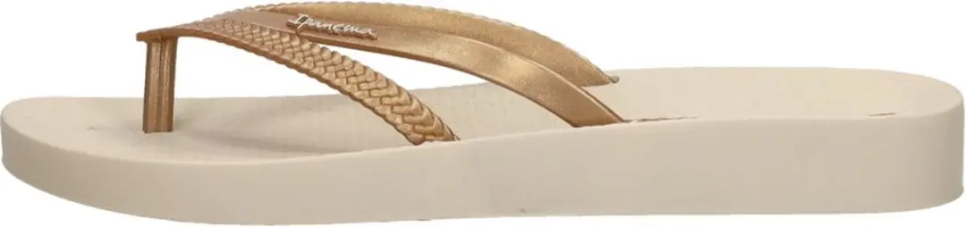 Ipanema Anatomic Bossa Soft Teenslipper Beige/Goud - afbeelding 3 van 6
