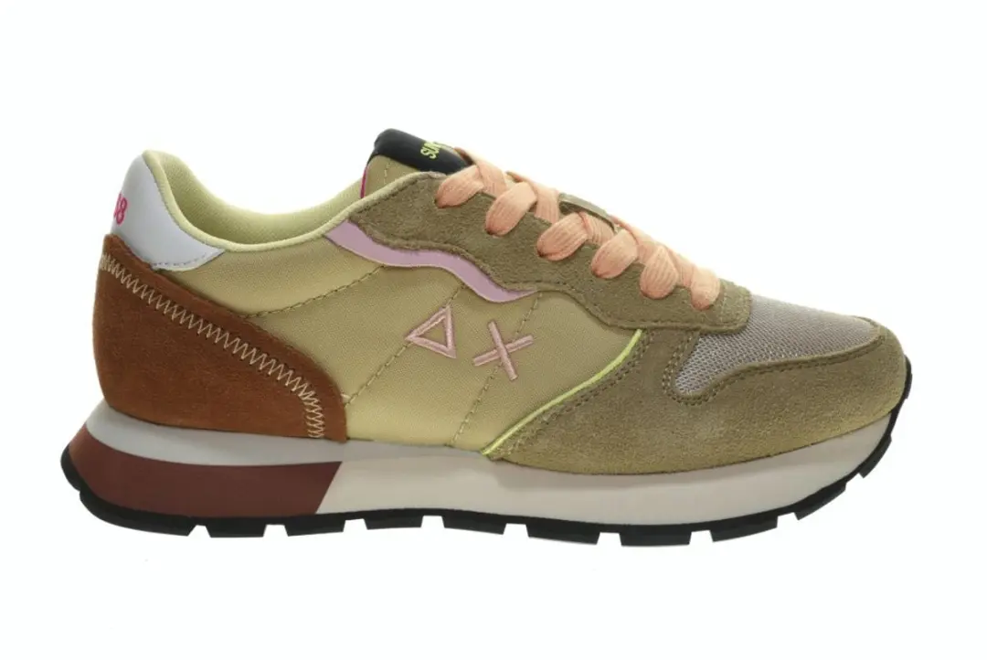 Sun68 Damessneaker Beige Color Explosion maat 39