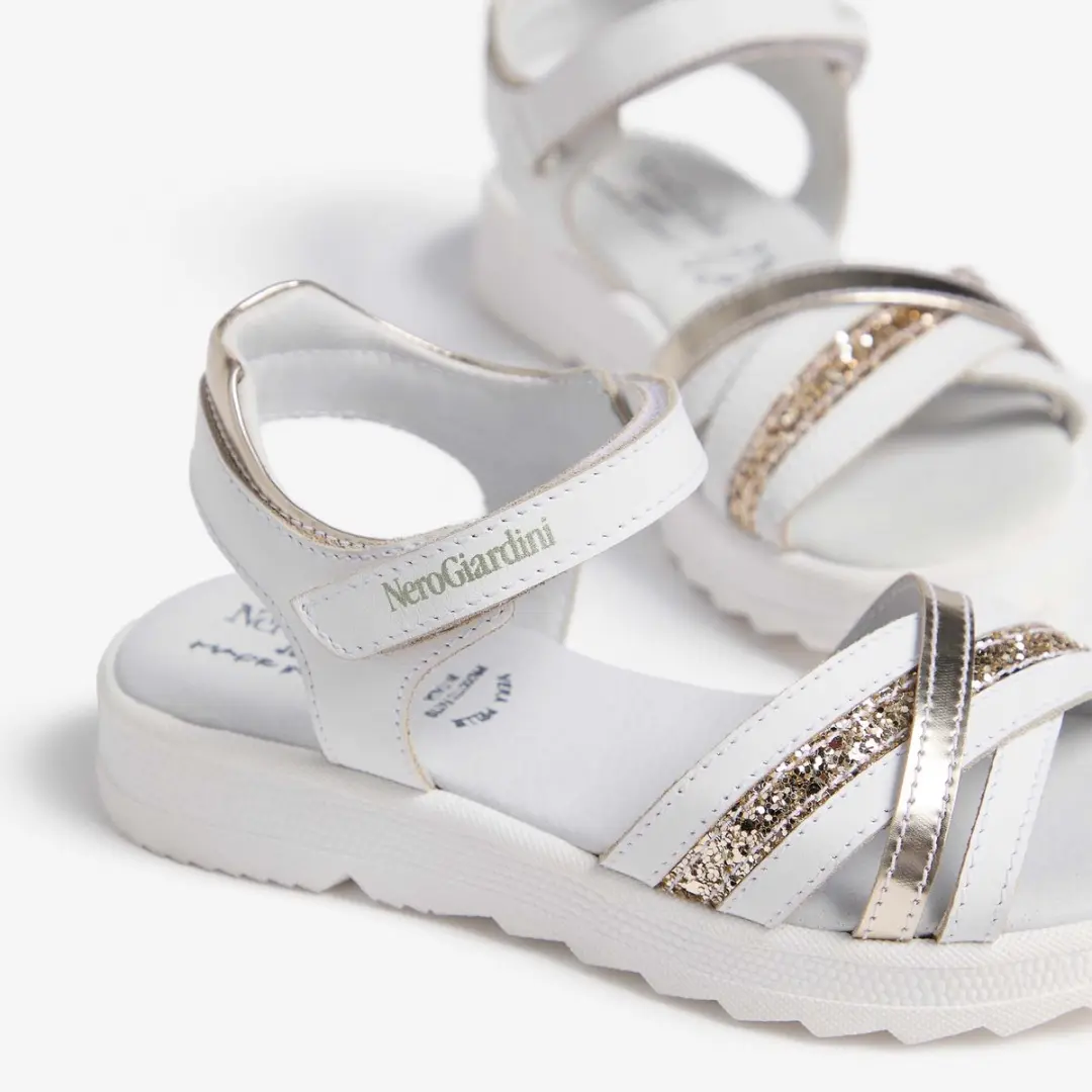 Sandalen Nerogiardini Barolo T.Brill Platin 6074 T.Glitter Gr.910/514 T