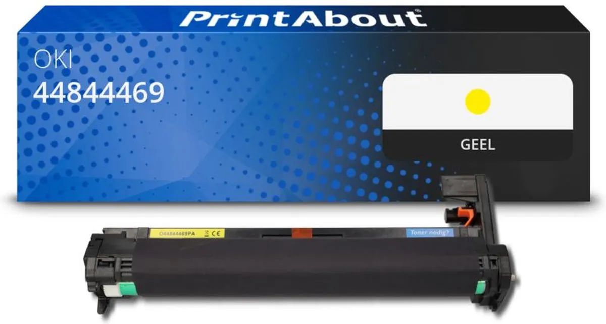 PrintAbout OKI 44844469 Drum - Geel