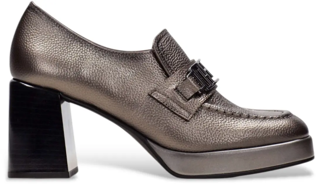 Hispanitas Leren mucassins Basalt