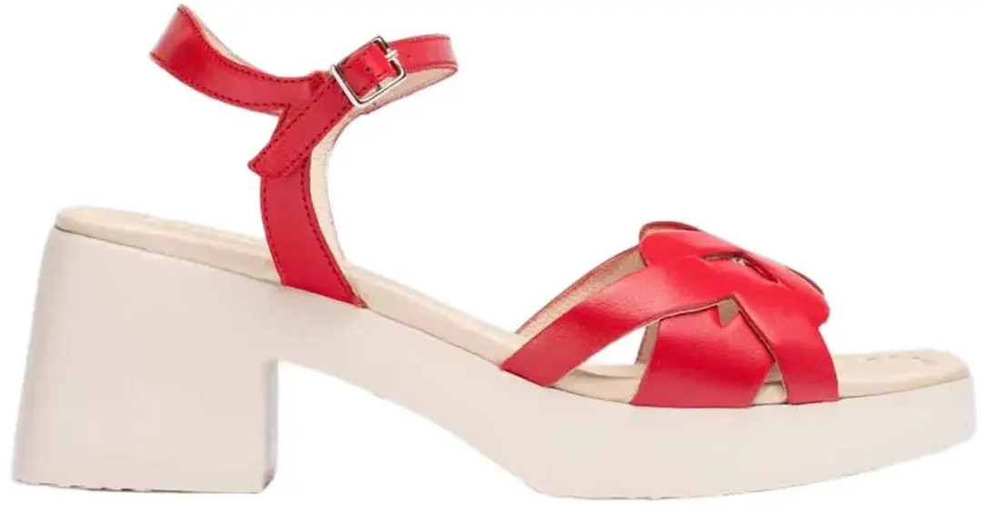 Wonders Catalina Platform Sandalen Rood EU 40 Vrouw