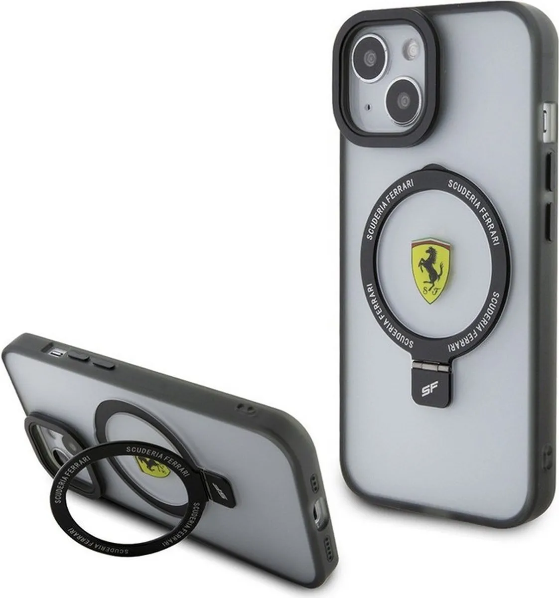 Ferrari Ring Stand Back Case iPhone 15