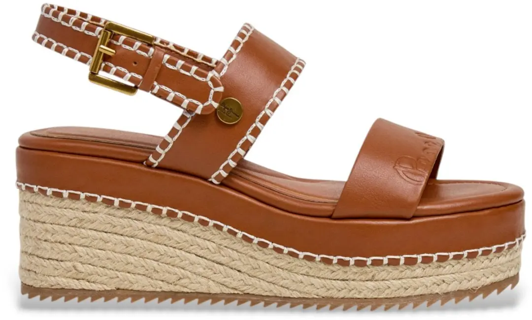 Pepe Jeans Bruine Billie Log Sandalen