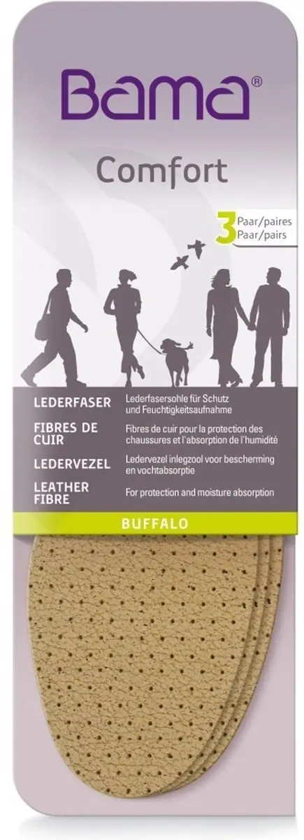 Buffalo inlegzool (3 paar)