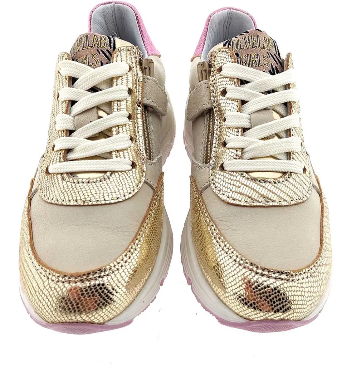 Develab 41044 Sneakers Meisjes - Goud - Maat 27 - afbeelding 3 van 6